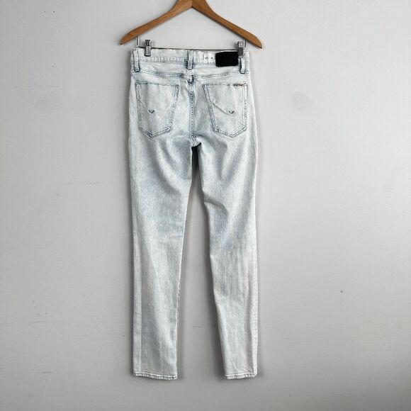 Hudson Blake Slim Straight Stonewashed Blue Denim Jeans 30 - Picture 4 of 5